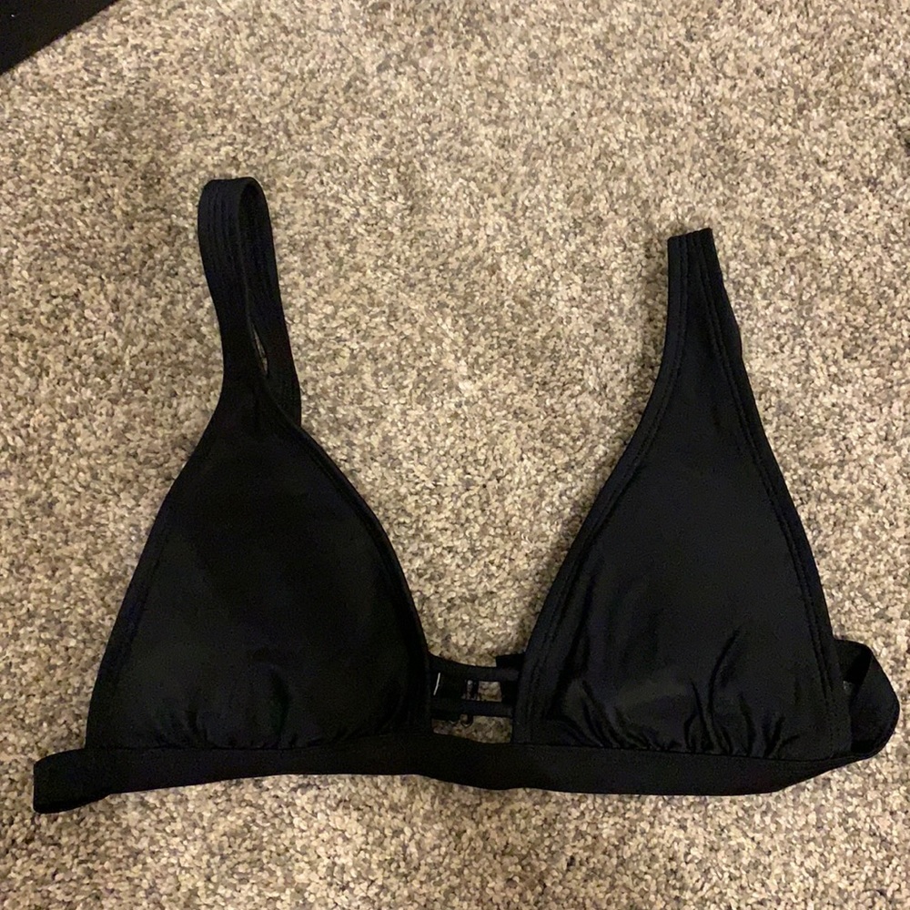 Black Triangle Bikini Top